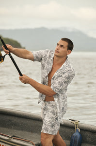 Îlot Colombia, Short faro, Short baño hombre, Camisa Ibiza, Verano, Playa, Ropa hombre