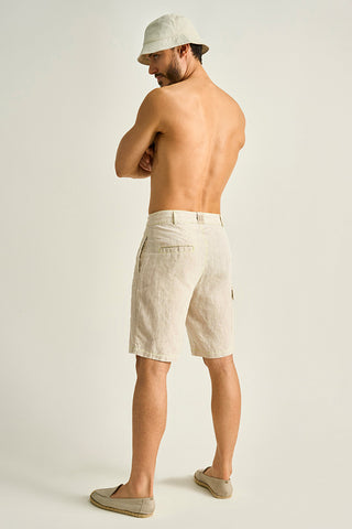 Îlot, Bermuda, BH43041, Lino, Bermudas/Shorts