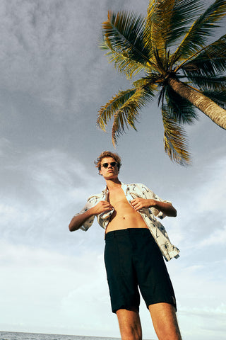 Îlot Colombia, Camisa Ibiza, Bermuda, Verano, Playa, Ropa para hombre