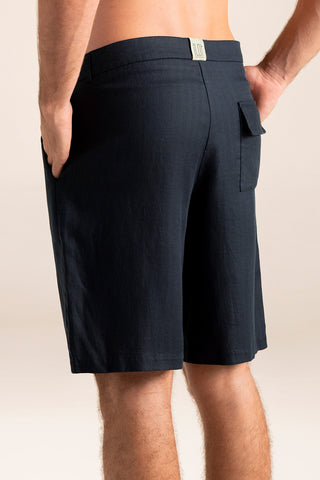 Îlot Colombia, Bermuda azul oscuro, Verano, Playa, Ropa para hombre