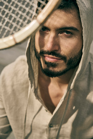 Îlot, Camibuso, SH72041, Lino, Camisas