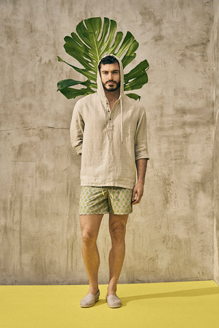 Îlot, Camibuso, SH72041, Lino, Camisas