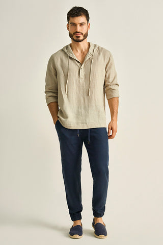 Îlot, Camibuso, SH72041, Lino, Camisas