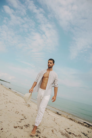 Îlot, Camisa, Ref. SH17051, Hombre, Ilot, Lino, Camisas, ECO, Ropa para hombre