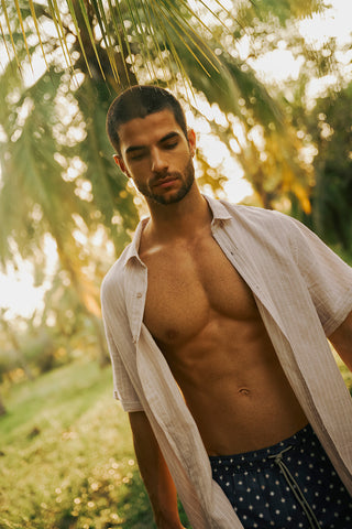 Îlot, Camisa, Ref. SH24051, Hombre, Ilot, Lino, Camisas, ECO