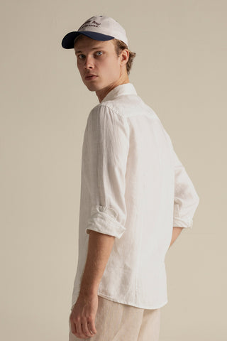 Îlot Colombia, Camisa canaria, Camisa hombre, Verano, Playa, Ropa hombre, Gorra