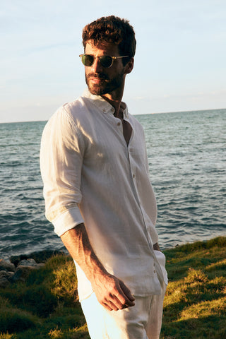 Îlot Colombia, Camisa bora bora y Pantaloneta hombre, Verano, Playa, Ropa hombre