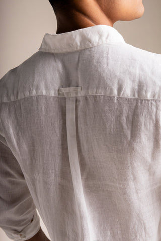 Camisa Bora Bora blanca para hombre — Îlot, Ropa de playa, Verano