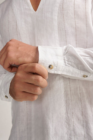 Îlot, Camisa-SH11042, Hombre/Ilot, Lino, Camisas