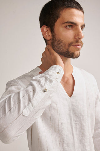 Îlot, Camisa-SH11042, Hombre/Ilot, Lino, Camisas