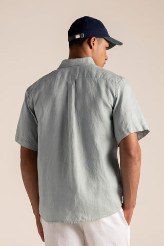 Îlot Colombia, Camisa classic fit azul, Eventos de verano, Playa, Ropa para hombre