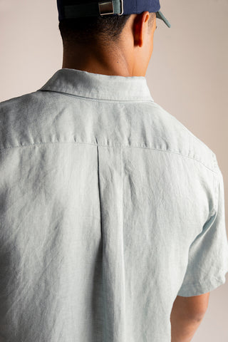 Îlot Colombia, Camisa classic fit azul, Eventos de verano, Playa, Ropa para hombre