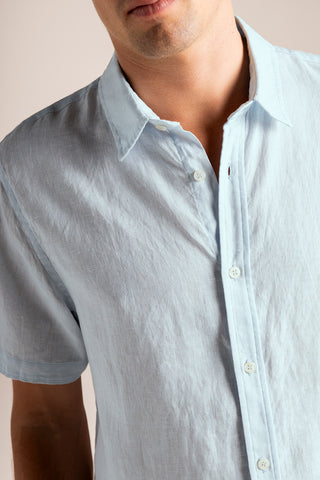 Îlot Colombia, Camisa azul claro, Eventos de verano, Playa, Ropa para hombre