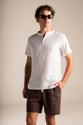 Camiseta Cuba blanca y Shorts café para hombre — Îlot, Ropa de playa hombre, Veranos, Para toda ocasión, Gafas