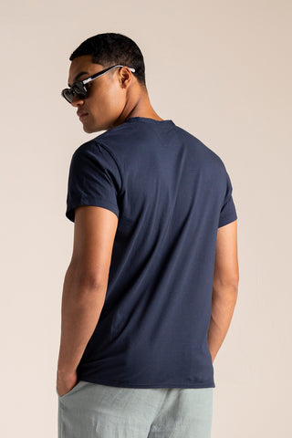 Camiseta Cuba azul para hombre — Îlot, Ropa de paya, Verano, Para toda ocasión