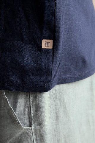Camiseta Cuba azul para hombre — Îlot, Ropa de paya, Verano, Para toda ocasión