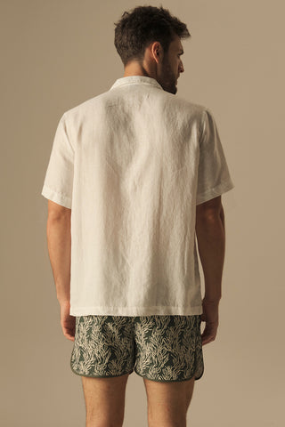 Îlot Colombia, Camisa, Ref. SH42052, Hombre/Ilot, Camisas, Lino, Pantaloneta bahía, Ref. MH20052, Producto ECO, Ropa para hombre, Playa, Verano