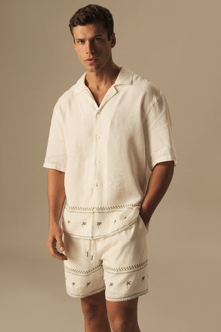 Îlot Colombia, Camisa, Ref. SH44052, Hombre/Ilot, Lino, Camisas, Short, Ref. BH60052, Producto ECO, Ropa para hombre, Verano, Playa