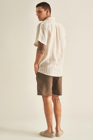 Camisa marfil para hombre — Îlot