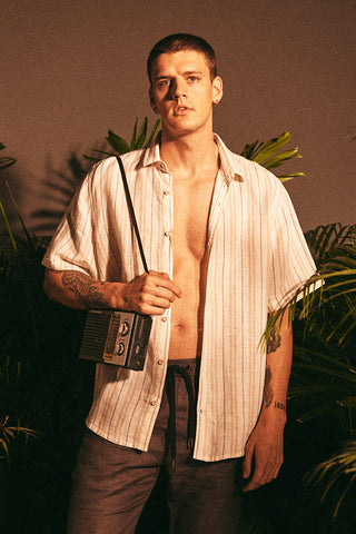 Camisa marfil para hombre — Îlot