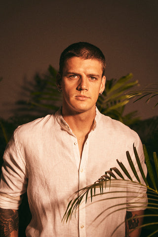 Camisa blanca para hombre — Îlot