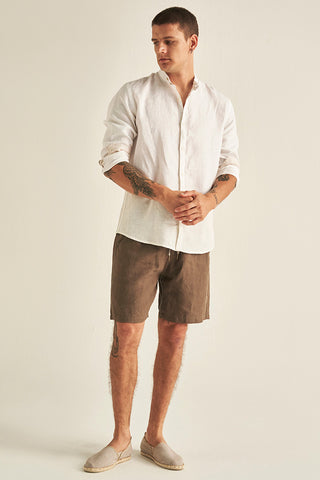 Camisa blanca para hombre — Îlot