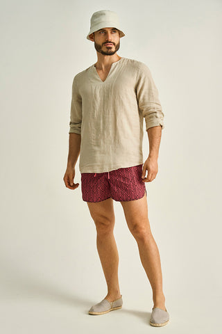 Îlot, Camisa, SH73041, Lino, Camisas