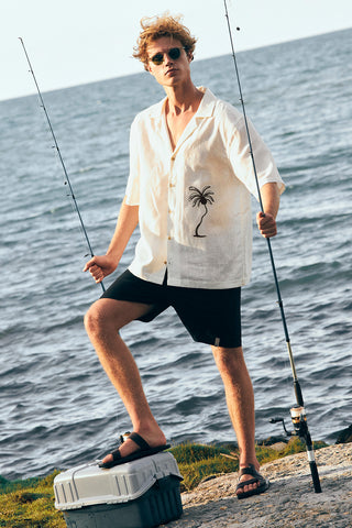 Îlot Colombia, Camisa Ibiza, Bermuda, Verano, Playa, Ropa para hombre, Alpargata