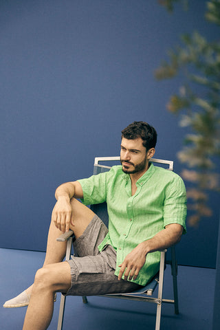 Îlot, Camisa, SH82041, Lino, Camisas