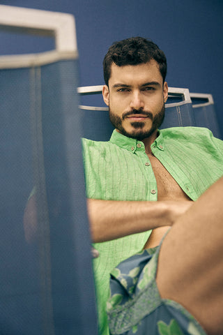 Îlot, Camisa, SH82041, Lino, Camisas