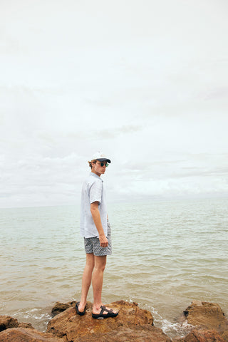 Îlot Colombia, Camisa, Pantaloneta bahía, Verano, Playa, Ropa para hombre, Gorra, Sandalias