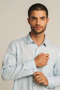 Îlot, Camisa, Ref. SH97051, Lino, Hombre, Camisas, ECO