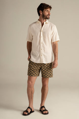 Îlot Colombia, Camisa bali, Pantaloneta, Verano, Playa, Ropa para hombre, Sandalias