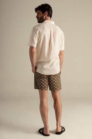 Îlot Colombia, Camisa bali, Pantaloneta, Verano, Playa, Ropa para hombre, Sandalias