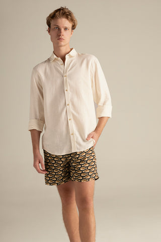 Îlot Colombia, Camisa bora bora, Pantaloneta, Verano, Playa, Ropa para hombre