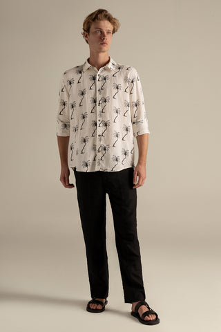 Îlot Colombia, Camisa bora bora, Pantalón, Verano, Playa, Ropa para hombre, Sandalias