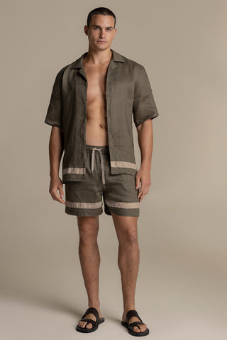 Îlot Colombia, Camisa ibiza, Camisa hombre, Short faro, Sandalias, Verano, Playa, Ropa hombre