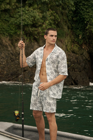 Îlot Colombia, Camisa Ibiza, Camisa hombre, Short faro, Verano, Playa, Ropa hombre