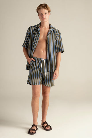 Îlot Colombia, Camisa ibiza, Short faro, Verano, Playa, Ropa para hombre, Sandalias hombre