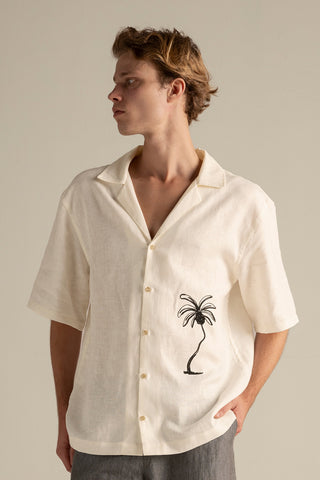 Îlot Colombia, Camisa ibiza, Verano, Playa, Ropa para hombre