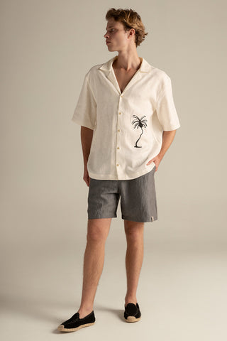 Îlot Colombia, Camisa ibiza, Shorts, Verano, Playa, Ropa para hombre, Alpargatas