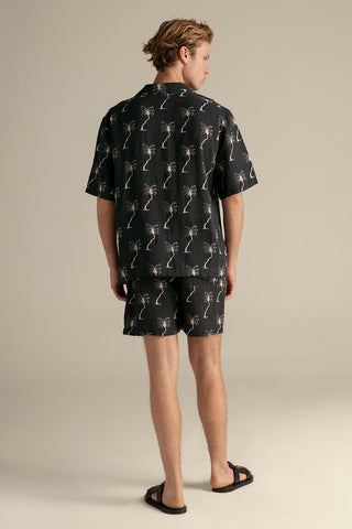 Îlot Colombia, Camisa ibiza, Sorts, Verano, Playa, Ropa para hombre, Sandalias