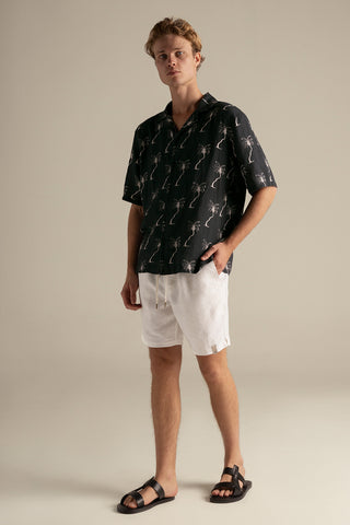 Îlot Colombia, Camisa ibiza, Sorts, Verano, Playa, Ropa para hombre, Sandalias