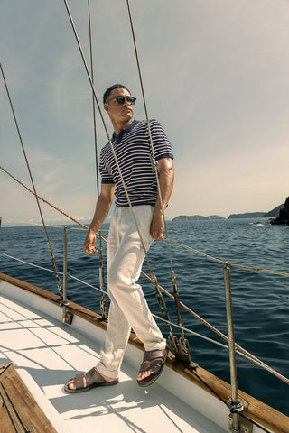 Pantalón Cabo caqui y Camiseta para hombre — Îlot, Ropa de playa, Verano, Para toda ocasión, Gafas, Sandalias