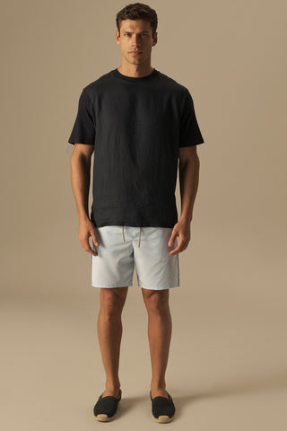 Îlot Colombia, Camiseta , Ref. SH28A52, Hombre/Ilot, Lino, Camisetas, Ropa para hombre, Pantaloneta bahía, Ref. CH19052-MH19052-LH19052, Espadrilles, Ref. AH27G51, Playa, Verano