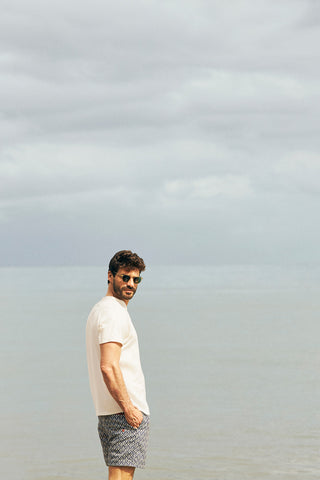 Îlot Colombia, Camisa cuba, Camisa y Pantaloneta hombre, Verano, Playa, Ropa hombre, Sandalias