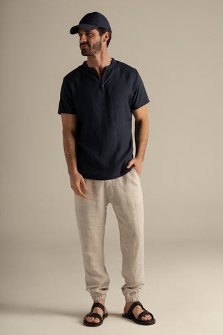 Îlot Colombia, Pantalón jogger, Camiseta y Pantalón hombre, Playa, Verano, Ropa para hombre, Sandalias