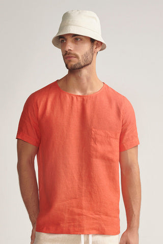 Îlot, Camiseta-SH99042, Hombre/Ilot, Lino, Camisas