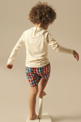 Îlot Colombia, Camiseta lycra kids, Ref. LK08052, Lycra, Pantaloneta kids, Ref. KH17052, Producto ECO, Niños, Ropa infantil