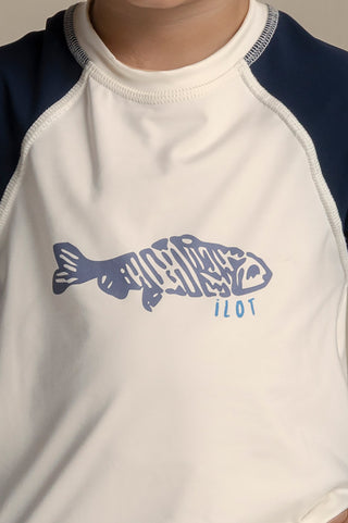 Îlot Colombia, Camiseta lycra kids, Camiseta baño niño, Verano, Playa